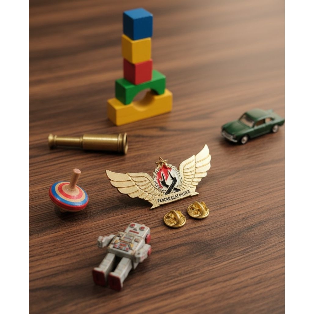 BREVET WING PENCAK SILAT MILITER | PIN PSM PREMIUM EXCLUSIVE