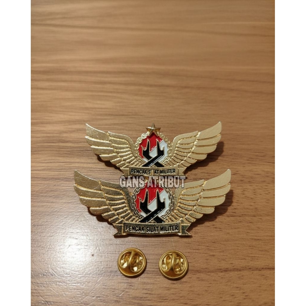 BREVET WING PENCAK SILAT MILITER | PIN PSM PREMIUM EXCLUSIVE