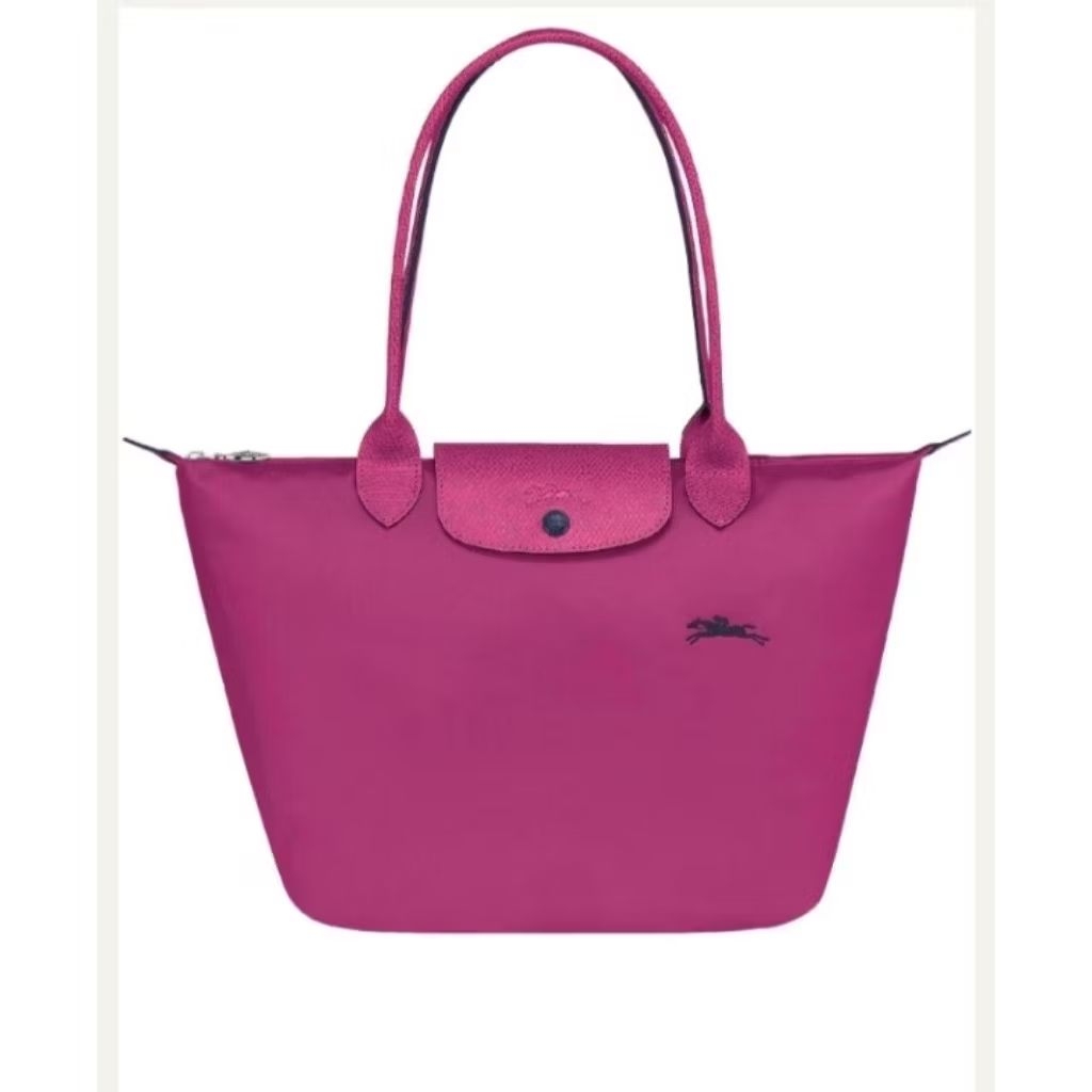 Preloved LC Le Pliage Club Shoulder Bag Fuschia - ORI