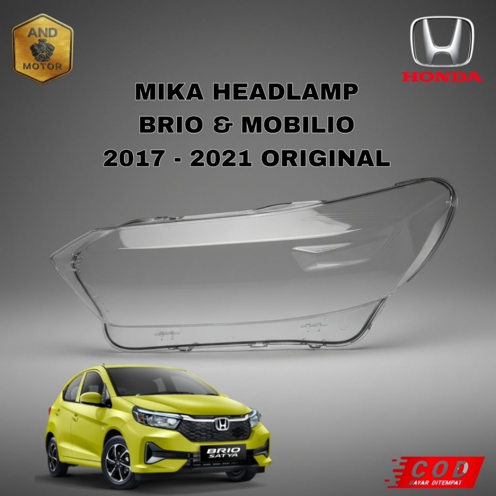 Mika headlamp Brio & Mobilio RS 2017 2018 2019 2020 2021 original kanan/kiri - mika lampu depan Brio