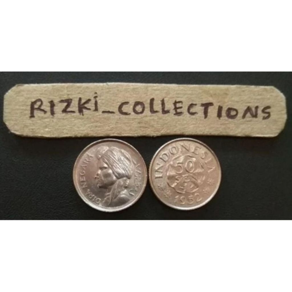 uang Koin 50 sen diponegoro
