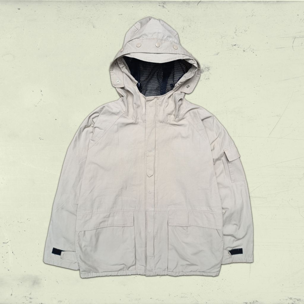 ECWS Parka By Shootone YKK Vislon Full Cotton Twill Ripstop Material Nett Lining Multipocket Utility