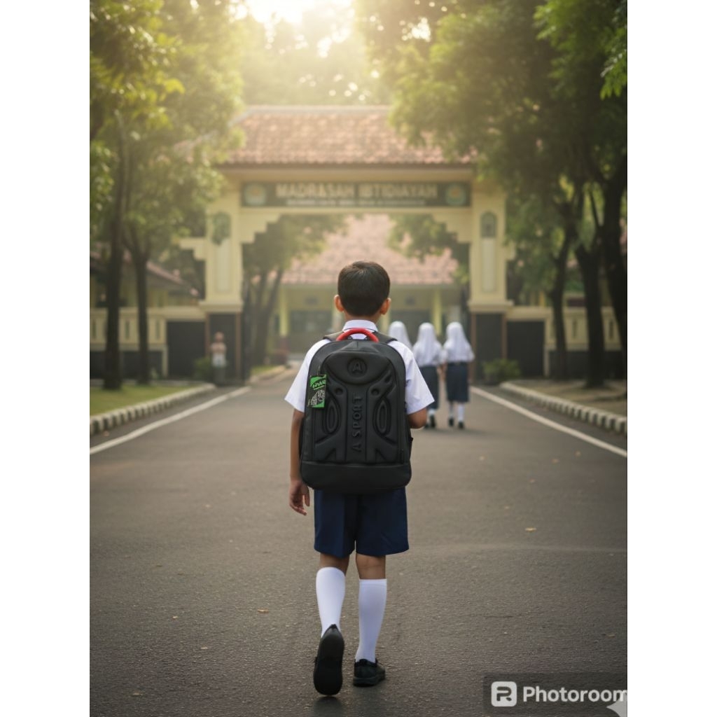 Tas Anak Laki Laki SD Polo Embos A Sport Tas Polo Timbul Anak Cowok SD  Ransel Ngaji TPQ TPA