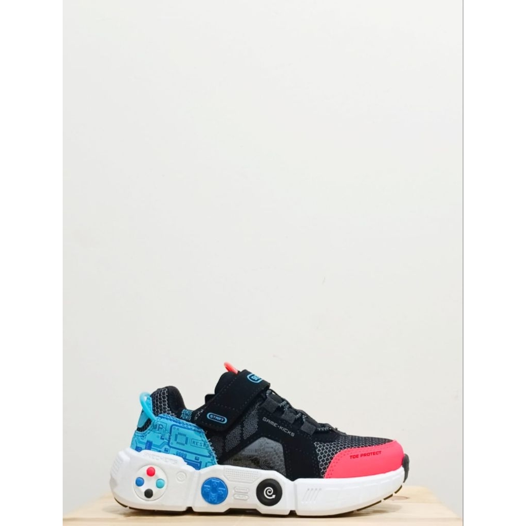 Skechers Gametronix Boys Original Black