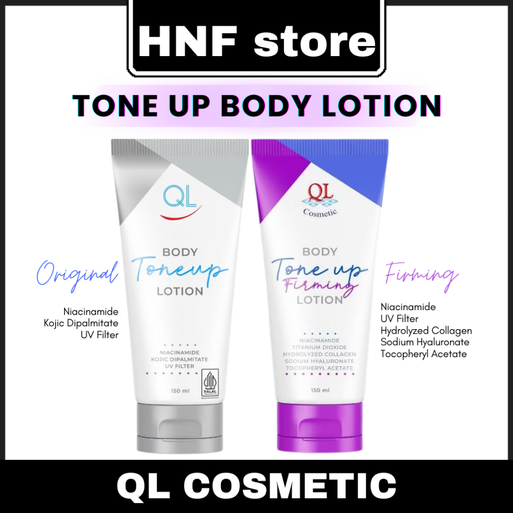 QL Body Tone Up Lotion & Body Tone Up Firming Lotion 150 ML Acid Hyaluronic | Body Tone Up Lotion
