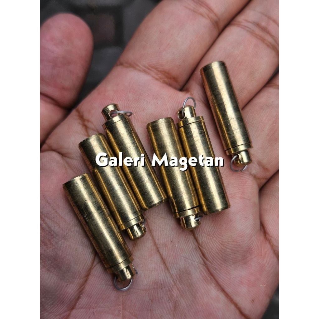 Liontin Tabung Kuningan Kode Jm361