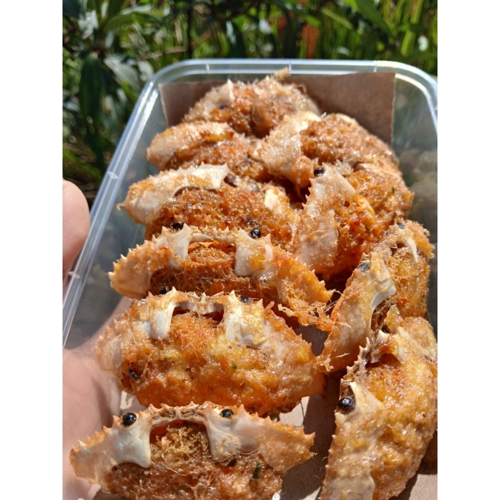 Keping Isi Aca Versi Goreng 1 box 10pcs / Full Daging Kepiting Fresh