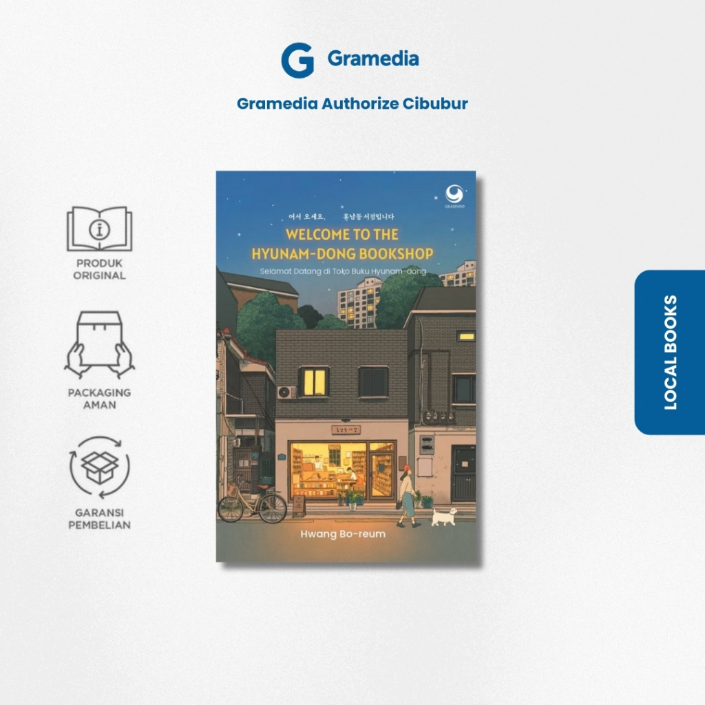 Gramedia Cibubur-Welcome To The Hyunam-Dong Bookshop : Selamat Datang Di Toko Buku Hyunam-dong
