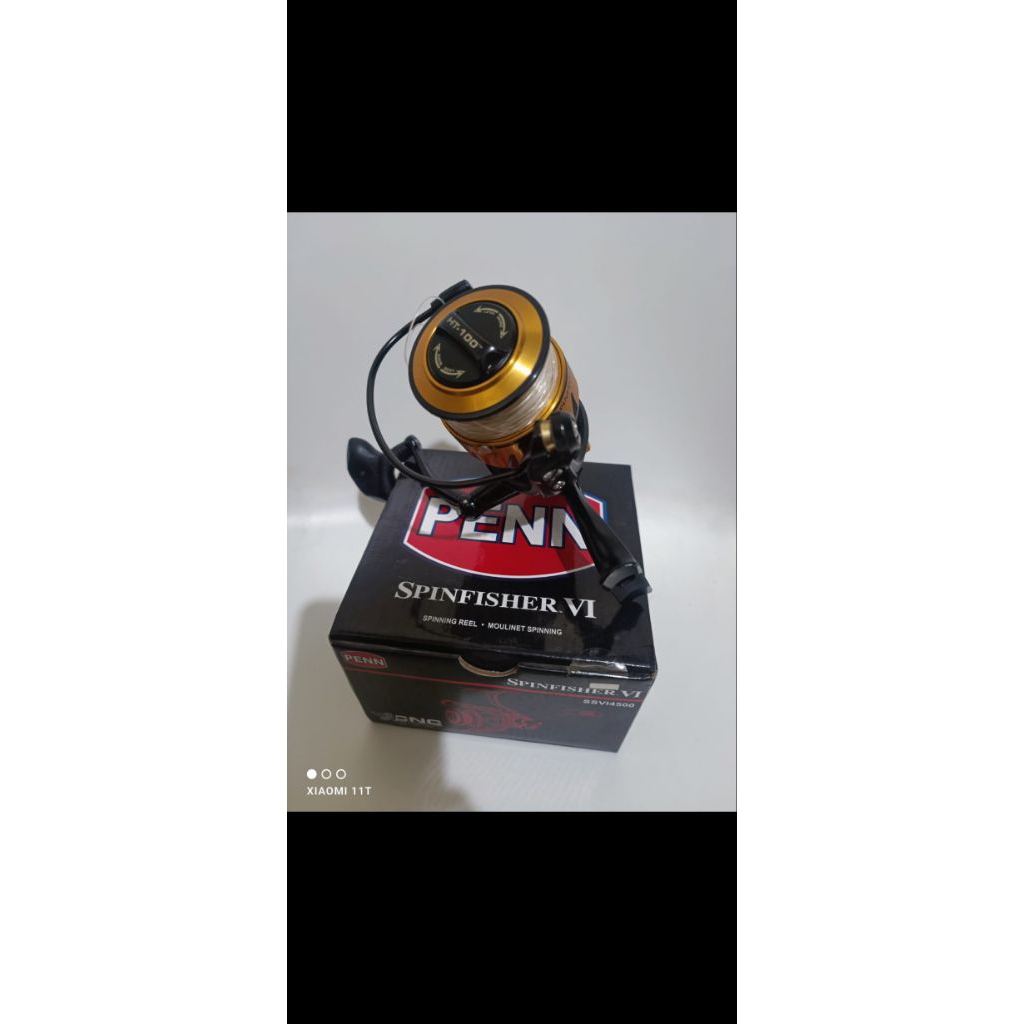 Reel Spinning PENN SPINFISHER VI 4500 dengan Sistem Ayun/Gulung Efisien