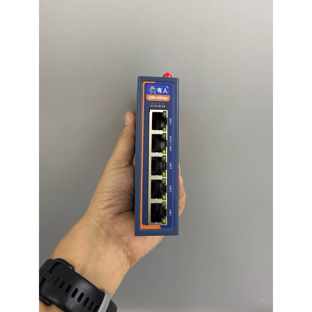 USR-G806p Dual SIM card 4G Router with RS485 RS232