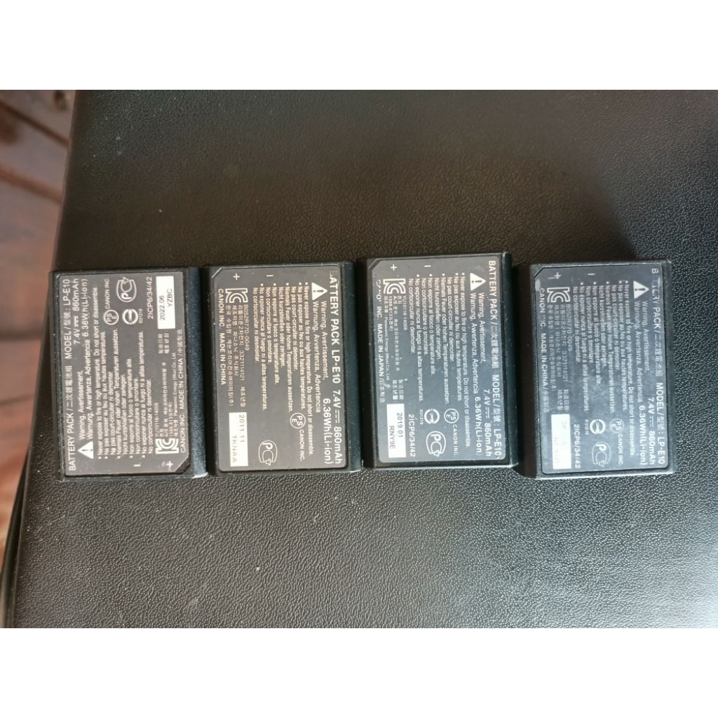 Baterai kamera 1200D 1100D 1300D . ORI bekas layak pakai