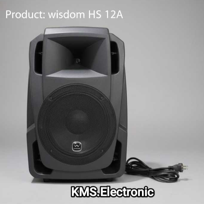 Speaker Aktif 12" Wisdom Type HS 12A Original Clarity
