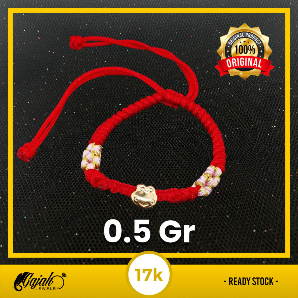 Gelang Tali Emas 17K - Toko Emas Gajah - 0.5 Gram 7193