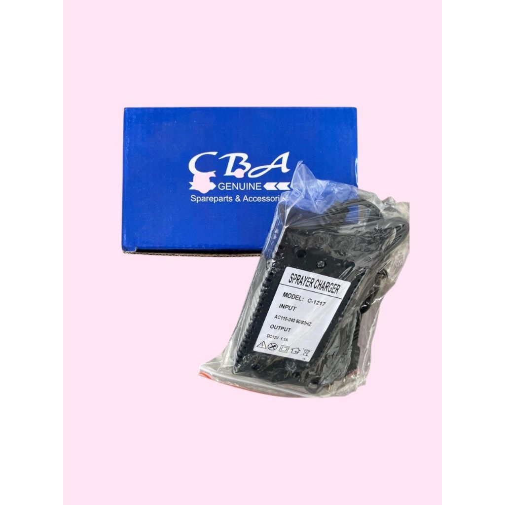 Charger Aki CBA original Tangki Pompa elektrik 12V Cas electric battery sprayer 12 Volt