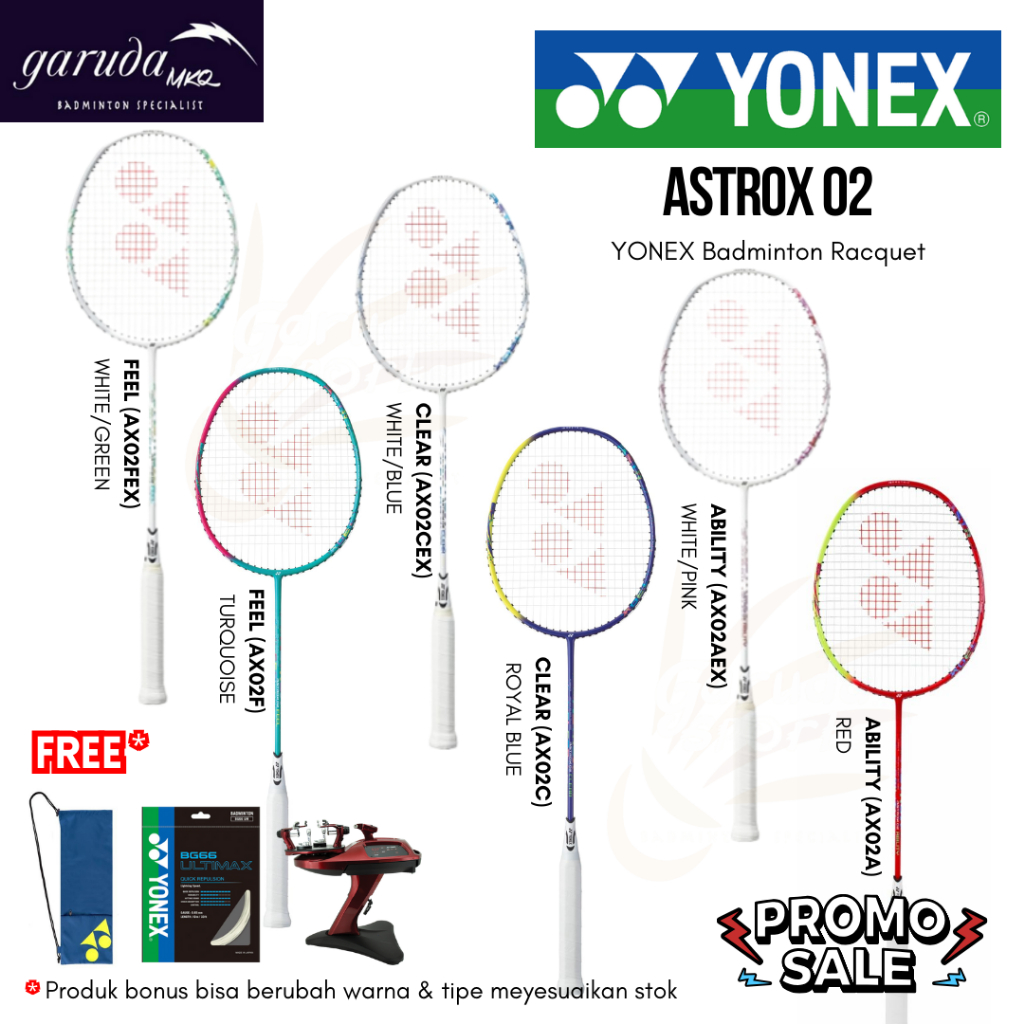 Raket Badminton Yonex ASTROX 02 / Raket Yonex Astrox 02 / Yonex AX 02