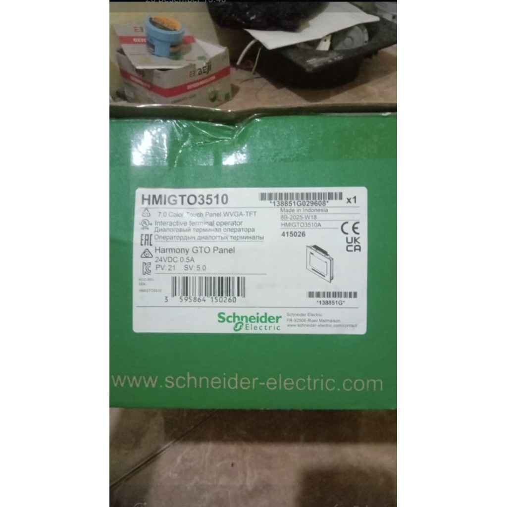 HMI SCHNEIDER HMIGTO3510 INTERACTIVE TERMINAL OPERATOR SCHNEIDER ORIGINAL