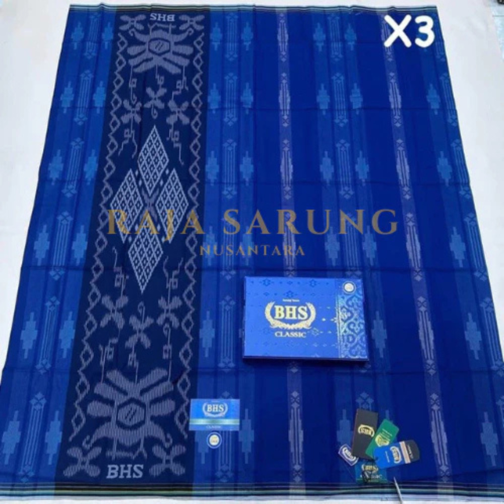 SARUNG BHS DKA GOLD BIRU,terbaru ,lagi viral cocok buat anak/bapak simpel but keaman aj bangus canti