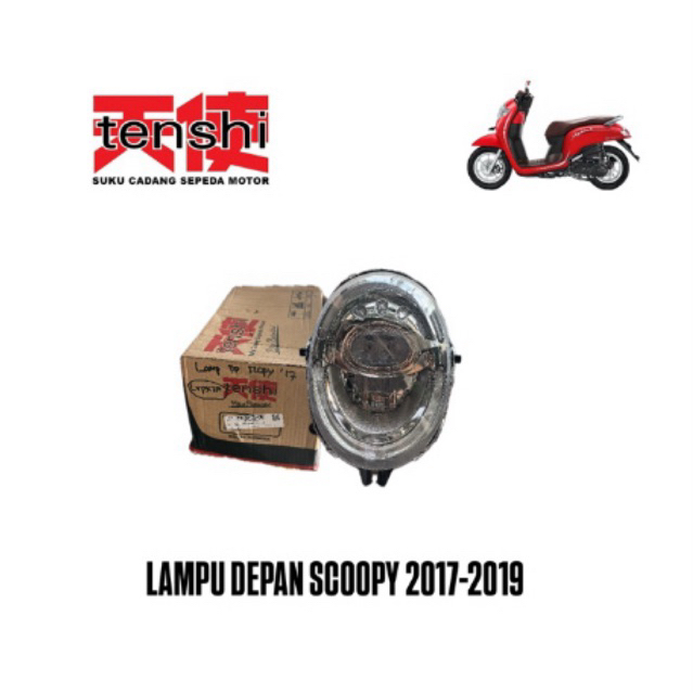 LAMPU DEPAN/REFLEKTOR SCOOPY 2017-2019 - TENSHI PRODUCT