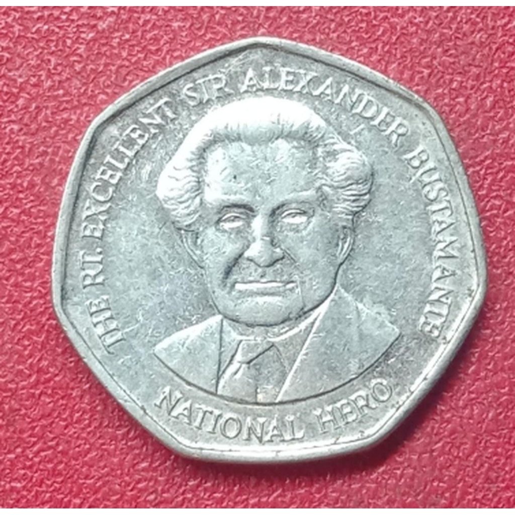 Koin 1 Dollar One Dollar Jamaica Tahun 1994-2018 Koleksi Coin Kuno Lama Antik Asing Luar Negeri Manc