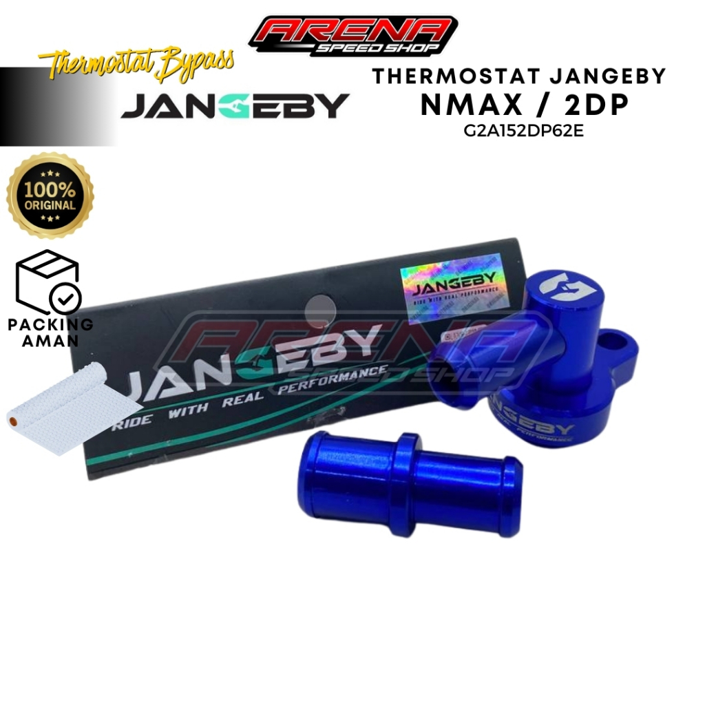 JANGEBY Thermostat Bypass 2DP - Thermostat Blue CNC Bypass Nmax 155 Aerox 155 Lexi 125 155 Original