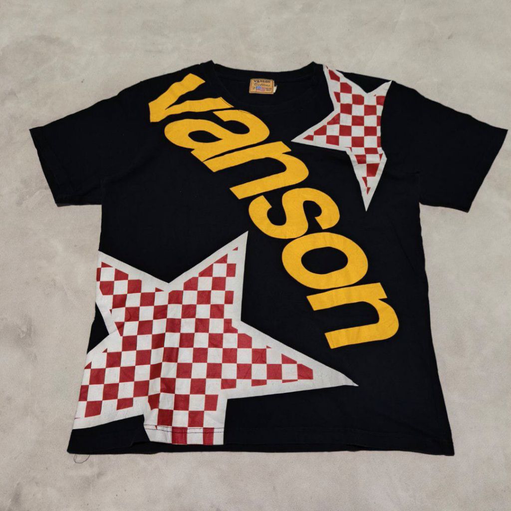 baju kaos motor vanson leather hitam