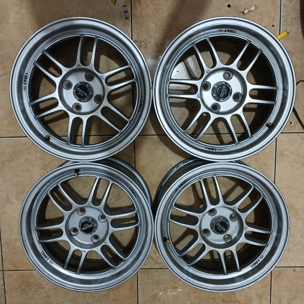 VELG MOBIL SECOND RING 15 RACING RPF ENKEI R15 4X100 AGYA AYLA BRIO CALYA SIGRA YARIS DLL