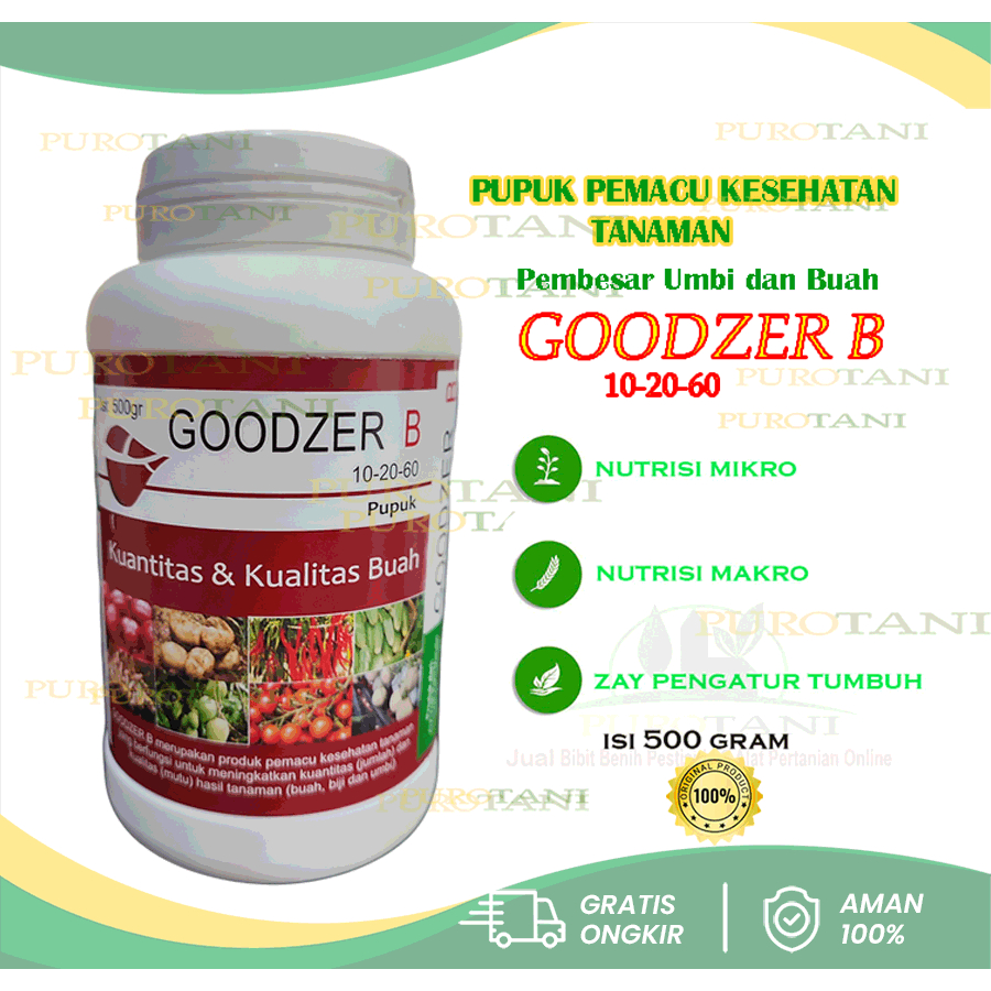 pupuk buah GOODZER B 10 20 60 isi 500 gram