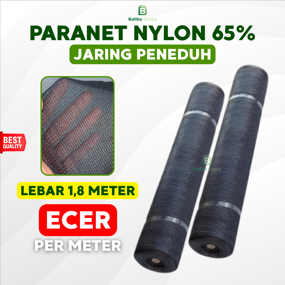 Paranet Nylon 65% Lebar 1.8 Meter Jaring Paranet