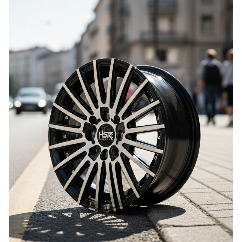 Pelek Mobil Calya HSR TANDAM RING 14 LEBAR 6 PCD 4X100/114,3 RBMF