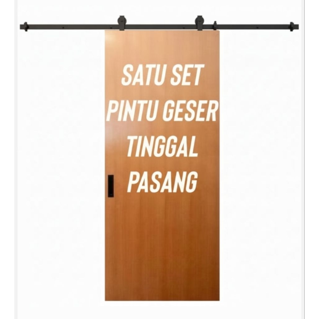 SATU SET PINTU SLEDING FREE LUBANG REL DAN KUNCI || SATU SET PINTU GESER || PINTU SLEDING || PINTU G