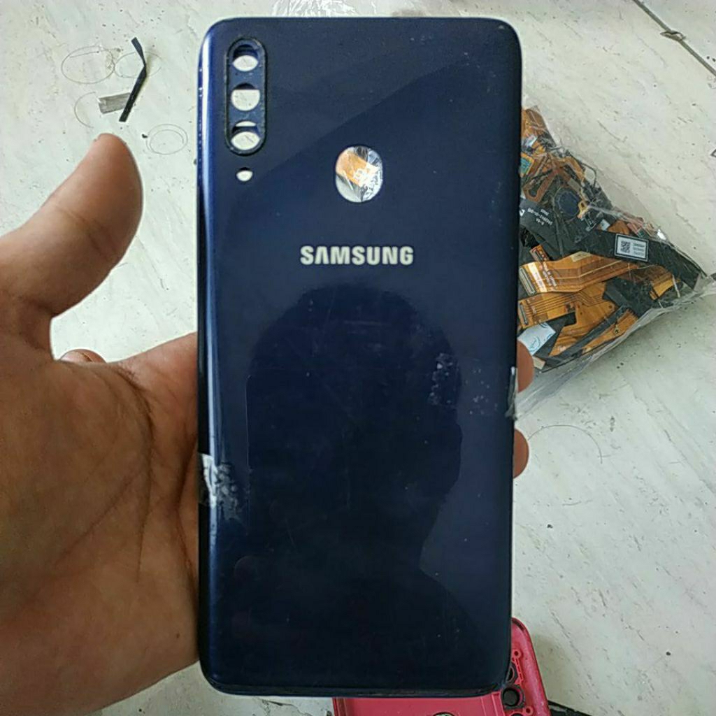 backdoor bekas kw Samsung a20s cek deskripsi