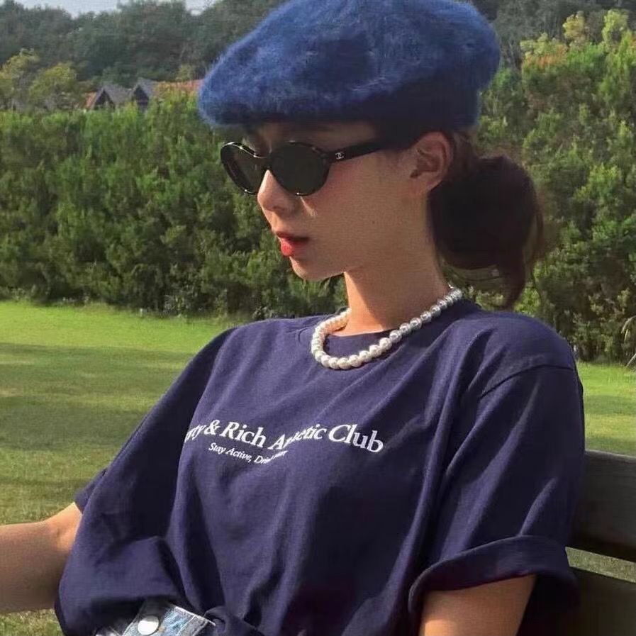 Ohellow.Studio VICTORIA Woman Beads Necklace Kalung Mutiara Hijab Friendly Aesthetic Korea   [A1‑1]