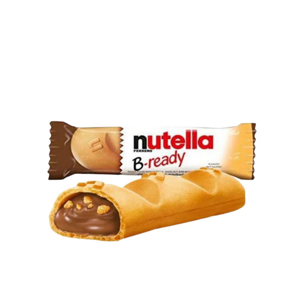 Nutella B-ready T1 Satuan / Box - Bready Cokelat Hazelnut Wafer Snack Import Murah Original