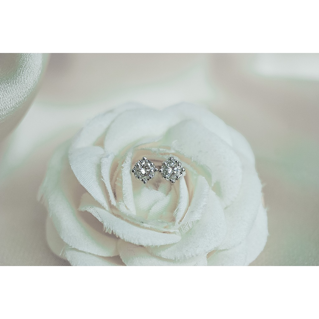 KGdiamond - anting - giwang berlian wanita model tusuk dengan magnificent - DME00010