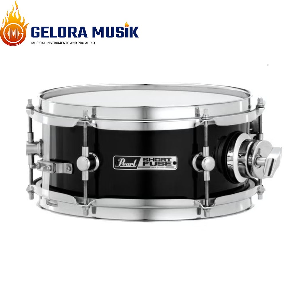 Snare Drum Pearl Piccolo Short Fuse 10x4.5#31 Black SFS10/C