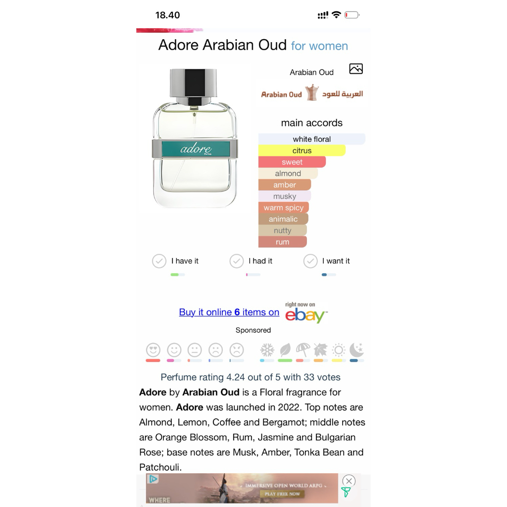 Decant Adore by Arabian Oud