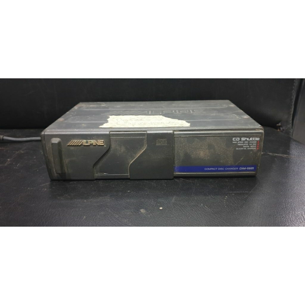 Cd Changer audio Jadul Alpine CHM-S601 kondisi tidak nyala
