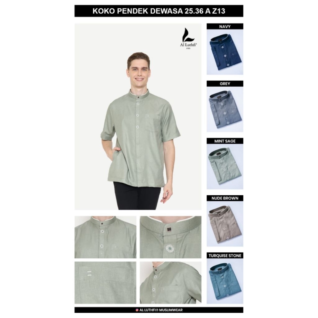 BAJU KOKO AL LUTHFI KOKO KATUN PREMIUM KOKO JUMBO