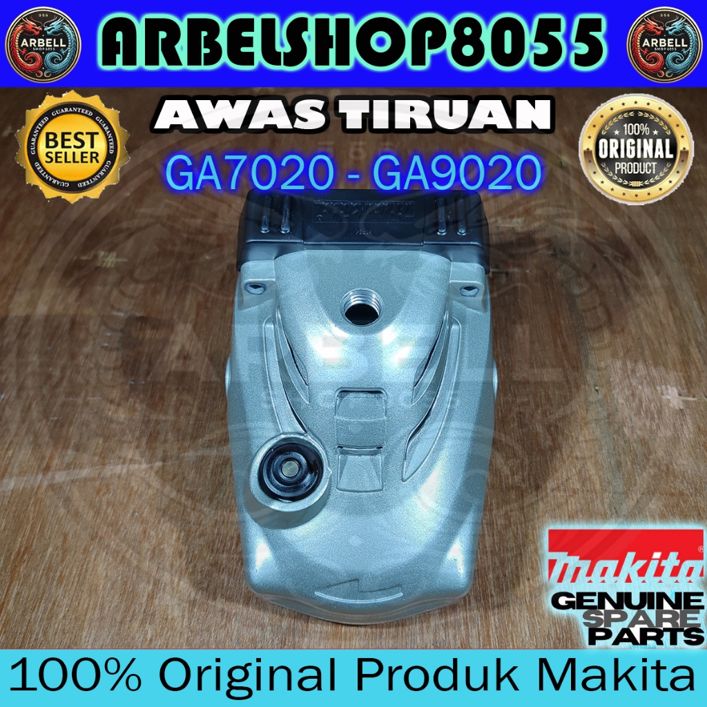 GEAR HOUSING COMPLETE MAKITA GA 7020 RUMAH GIGI KEPALA GERINDA GA7020 BARANG COPOTAN UNIT BARU ORIGI