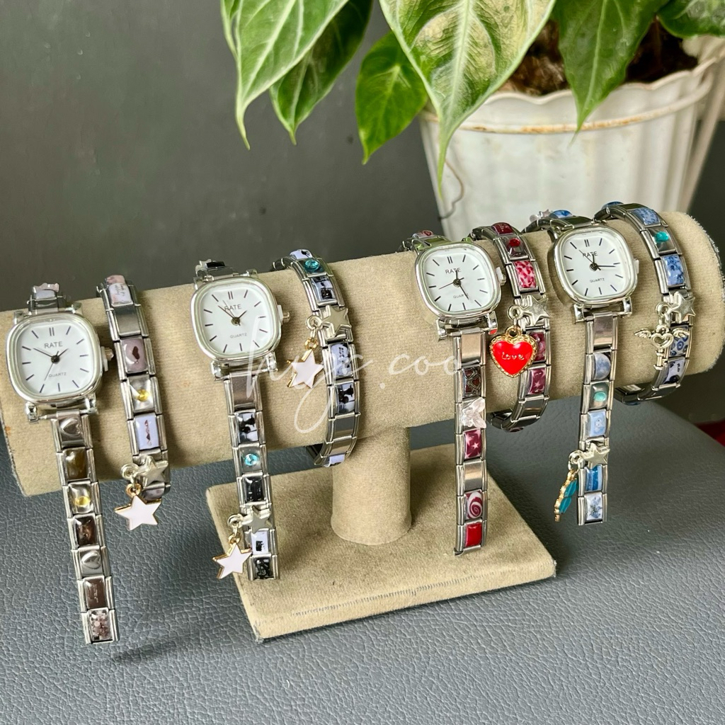 hyc.coo Italian Charm Watch DIY V1| Jam tangan wanita | Jam tangan italian