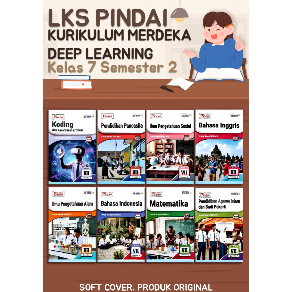 LKS PINDAI Kelas 7 Semester 2 Kurikulum Merdeka (Arya Duta)