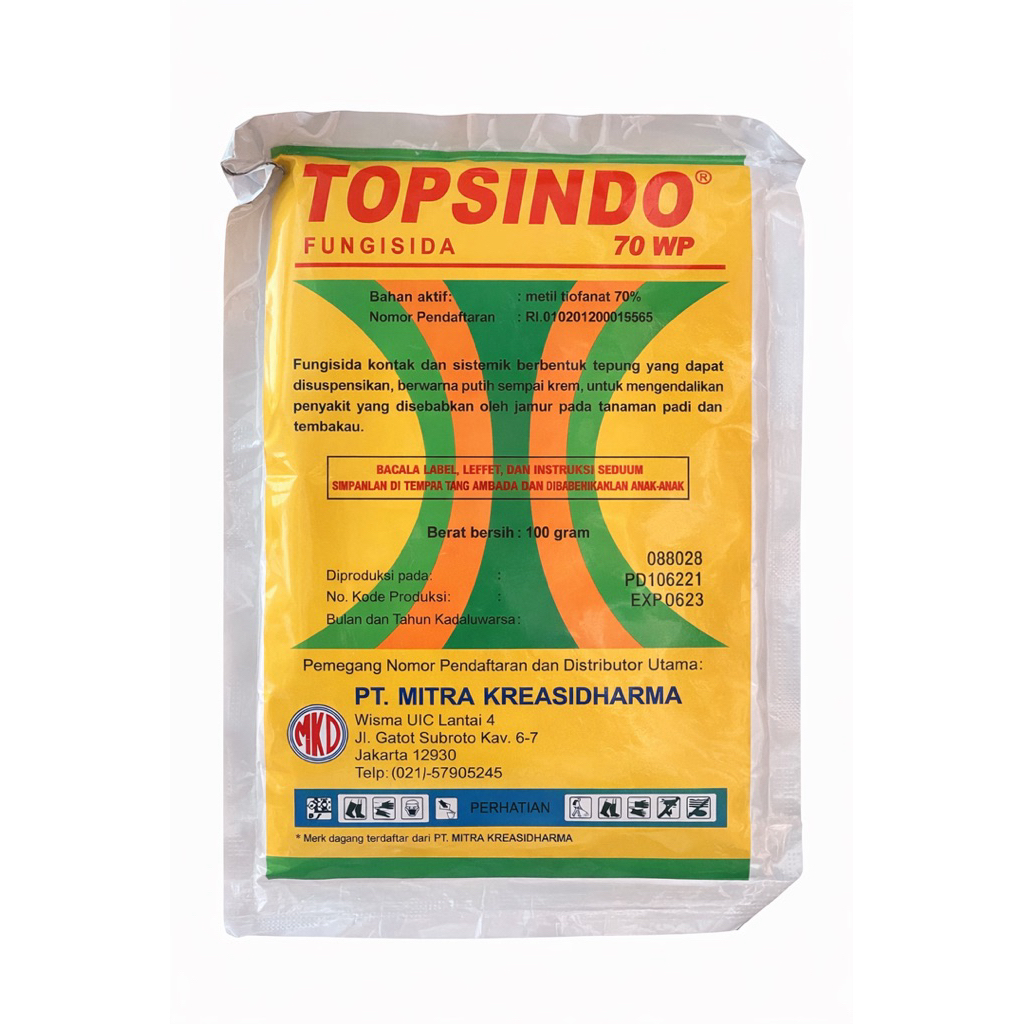 TOPSINDO 70 WP – Fungisida (100 Gram)