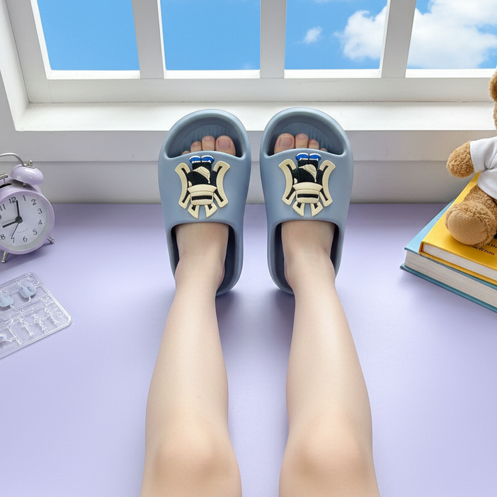 CLOOS 2318C-D-6 SANDAL ANAK KARAKTER NICLONT BEAR VIRAL KEREN / CLOOS  2318C-C-6 SANDAL ANAK LAKI-LA