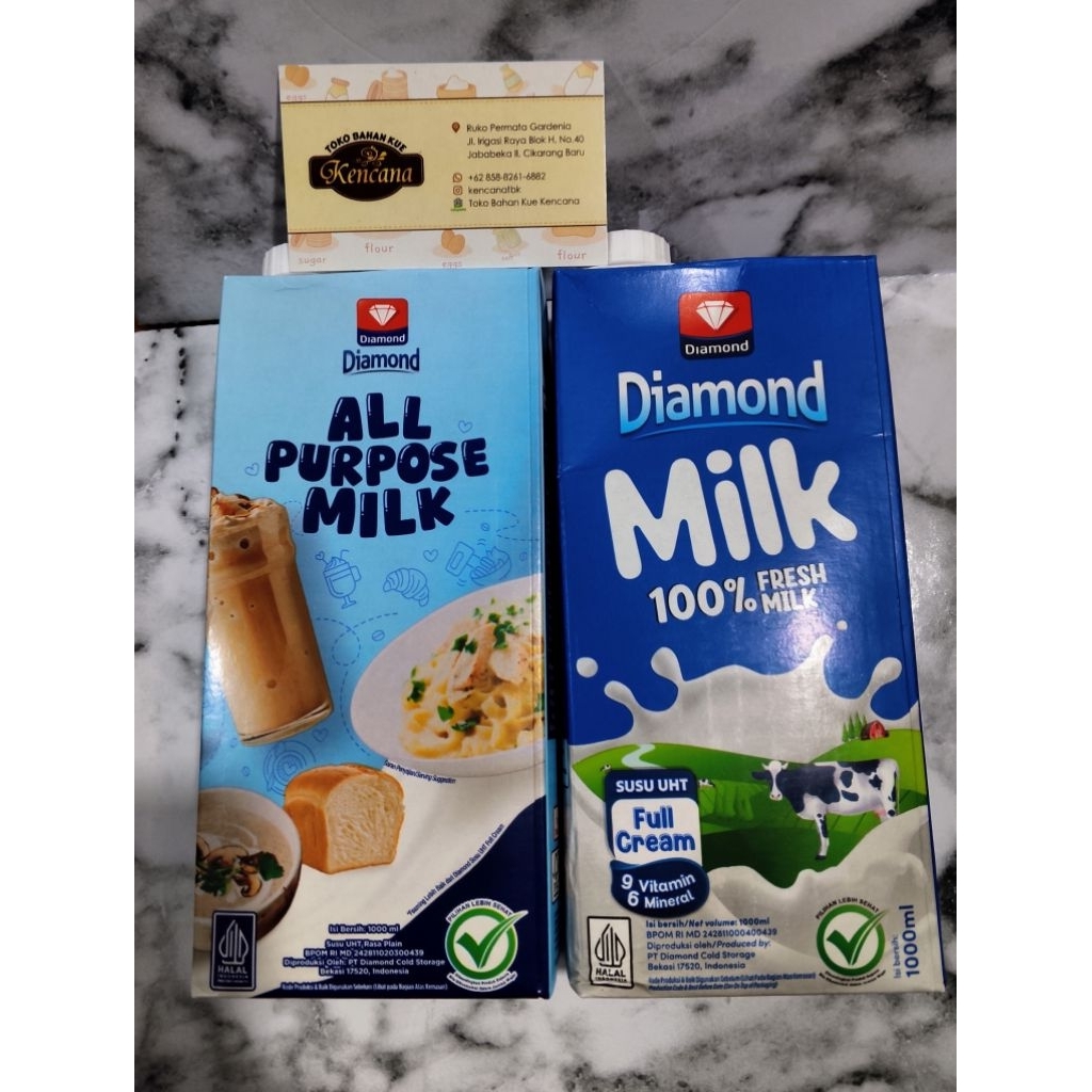 SUSU CAIR DIAMOND 1LITER / SUSU UHT DIAMOND 1LITER / SUSU ALL PURPOSE 1LITER DIAMOND