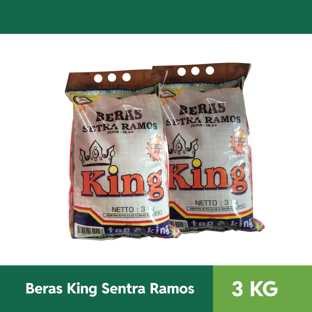BERAS KING Setra Ramos 3 Kg