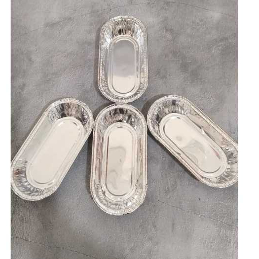 Alumunium Foil Tray Cup OX 6005 Pie Mini Macaroni Schotel Kue Roti Spaghetti Brulee
