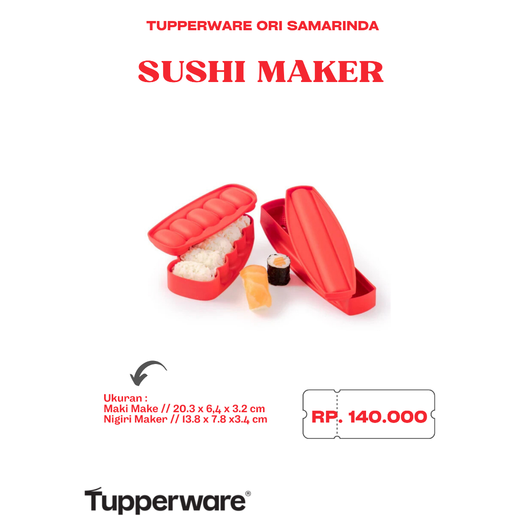 Tupperware Ori -  Sushi Maker set