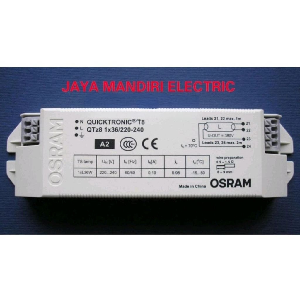 BALLAST EZ-TRONIC EZP8 1X36 OSRAM 36W 36watt EBC EB C