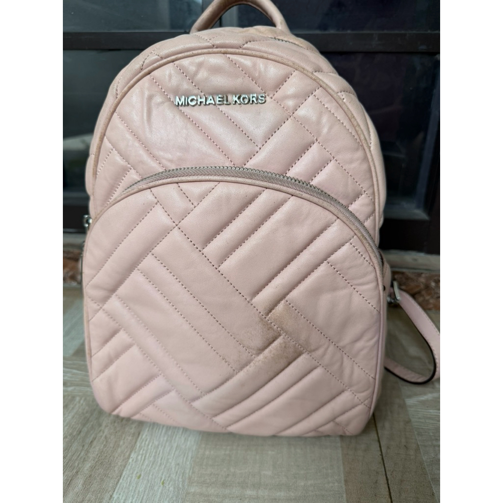 Backpack MK Quilted Leather Backpack