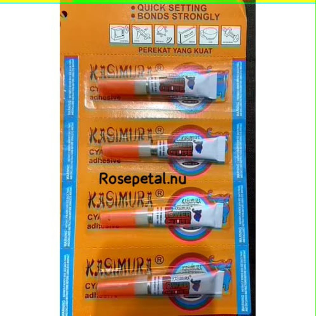 12pcs power glue / 1 renceng lem besi kasimura / lem kuat serbaguna lem kayu lem plastik